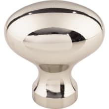 Egg 1-1/4 Inch Oval Cabinet Knob from the Asbury Collection