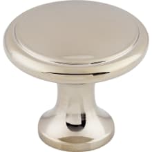 Ringed 1-1/8 Inch Mushroom Cabinet Knob from the Asbury Collection