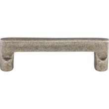 Flat 4 Inch Center to Center Handle Cabinet Pull from the Aspen Collection
