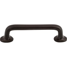 Rounded 4 Inch Center to Center Handle Cabinet Pull from the Aspen Collection
