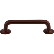 Rounded 4 Inch Center to Center Handle Cabinet Pull from the Aspen Collection