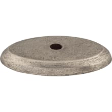 Oval 1-1/2 Inch Knob Backplate from the Aspen Series