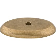 Oval 1-1/2 Inch Knob Backplate from the Aspen Series