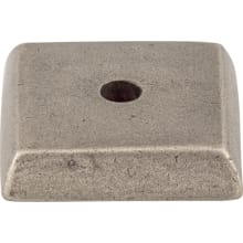Square 7/8 Inch Knob Backplate from the Aspen Series
