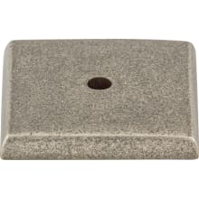 Square 1-1/4 Inch Knob Backplate from the Aspen Series