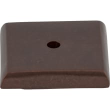 Square 1-1/4 Inch Knob Backplate from the Aspen Series