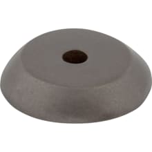 Rounded 7/8 Inch Diameter Knob Backplate from the Aspen Series