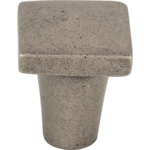 Square 7/8 Inch Square Cabinet Knob from the Aspen Collection
