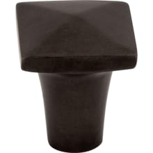 Square 7/8 Inch Square Cabinet Knob from the Aspen Collection