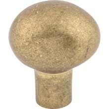 Small 1-3/16 Inch Oval Cabinet Knob from the Aspen Collection