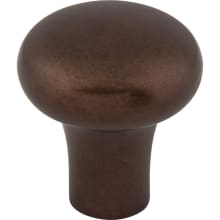 Rounded 1-1/8 Inch Mushroom Cabinet Knob from the Aspen Collection