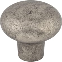 Rounded 1-3/8 Inch Mushroom Cabinet Knob from the Aspen Collection