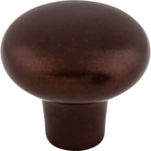 Rounded 1-3/8 Inch Mushroom Cabinet Knob from the Aspen Collection