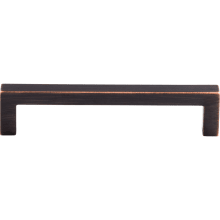 Square 5-1/16 Inch Center to Center Handle Cabinet Pull from the Nouveau III Collection