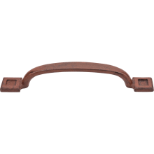 Square 5-1/16 Inch Center to Center Handle Cabinet Pull from the Britannia Collection
