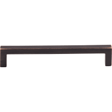 Square 6-5/16 Inch Center to Center Handle Cabinet Pull from the Nouveau III Collection