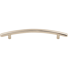 Curved 6-5/16 Inch Center to Center Bar Cabinet Pull from the Nouveau Collection