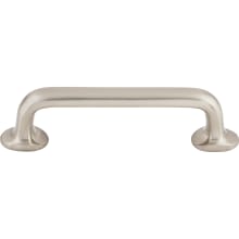 Rounded 4 Inch Center to Center Handle Cabinet Pull from the Aspen II Series