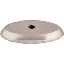 Oval 1-1/2 Inch Knob Backplate from the Aspen II Series