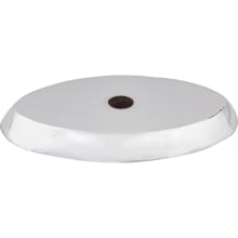 Oval 1-1/2 Inch Knob Backplate from the Aspen II Series
