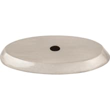 Oval 1-3/4 Inch Knob Backplate from the Aspen II Series