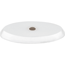 Oval 1-3/4 Inch Knob Backplate from the Aspen II Series