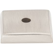 Square 7/8 Inch Knob Backplate from the Aspen II Series