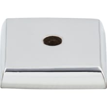 Square 7/8 Inch Knob Backplate from the Aspen II Series