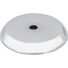 Rounded 1-1/4 Inch Diameter Knob Backplate from the Aspen II Series