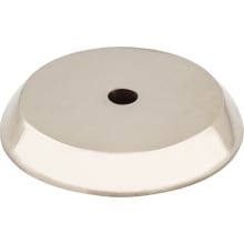 Rounded 1-1/4 Inch Diameter Knob Backplate from the Aspen II Series