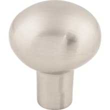 Small 1-3/16 Inch Oval Cabinet Knob from the Aspen II Collection