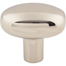 Small 1-9/16 Inch Oval Cabinet Knob from the Aspen II Collection
