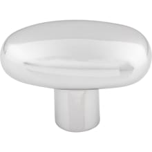 Large 2 Inch Oval Cabinet Knob from the Aspen II Collection