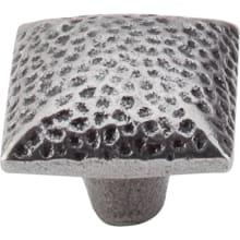 Square 1-3/8 Inch Square Cabinet Knob from the Chateau II Collection