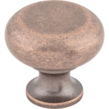Flat 1-1/4 Inch Mushroom Cabinet Knob from the Somerset II Collection