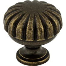 Melon 1-1/4 Inch Mushroom Cabinet Knob from the Somerset II Collection