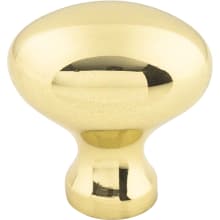 Egg 1-1/4 Inch Oval Cabinet Knob from the Somerset II Collection
