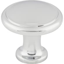 Ringed 1-1/8 Inch Mushroom Cabinet Knob from the Nouveau Collection
