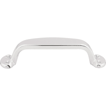 Trunk 3-3/4 Inch Center to Center Handle Cabinet Pull from the Nouveau II Collection