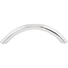 Curved 3-3/4 Inch Center to Center Arch Cabinet Pull from the Nouveau II Collection