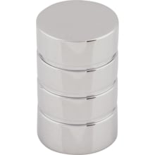 Stacked 5/8 Inch Cylindrical Cabinet Knob from the Nouveau II Collection