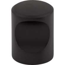 Indent 3/4 Inch Cylindrical Cabinet Knob from the Nouveau II Collection