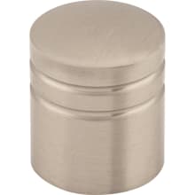 Stacked 1 Inch Cylindrical Cabinet Knob from the Nouveau II Collection