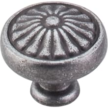 Flower 1-1/4 Inch Mushroom Cabinet Knob from the Normandy Collection