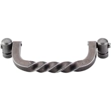 Twist 3-3/4 Inch Center to Center Drop Cabinet Pull from the Normandy Collection