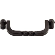 Twist 3-3/4 Inch Center to Center Drop Cabinet Pull from the Normandy Collection