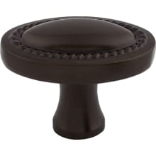 Oval 1-1/4 Inch Oval Cabinet Knob from the Oil Rubbed Collection