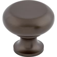 Flat 1-1/4 Inch Mushroom Cabinet Knob from the Oil Rubbed Collection