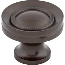 Button 1-1/4 Inch Mushroom Cabinet Knob from the Oil Rubbed Collection