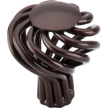 Rounded 1-1/4 Inch Birdcage Cabinet Knob from the Normandy Collection